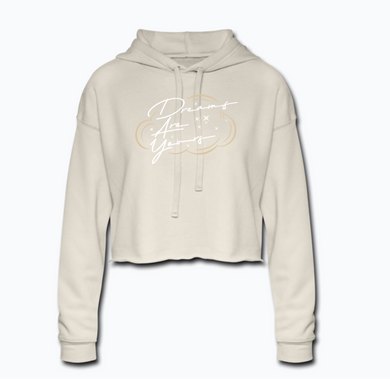 Womens “DAY One” Crop Hoodie